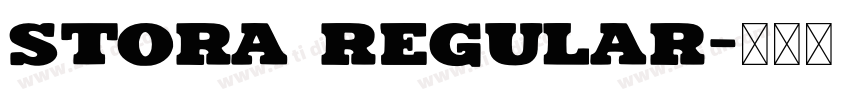 Stora Regular字体转换